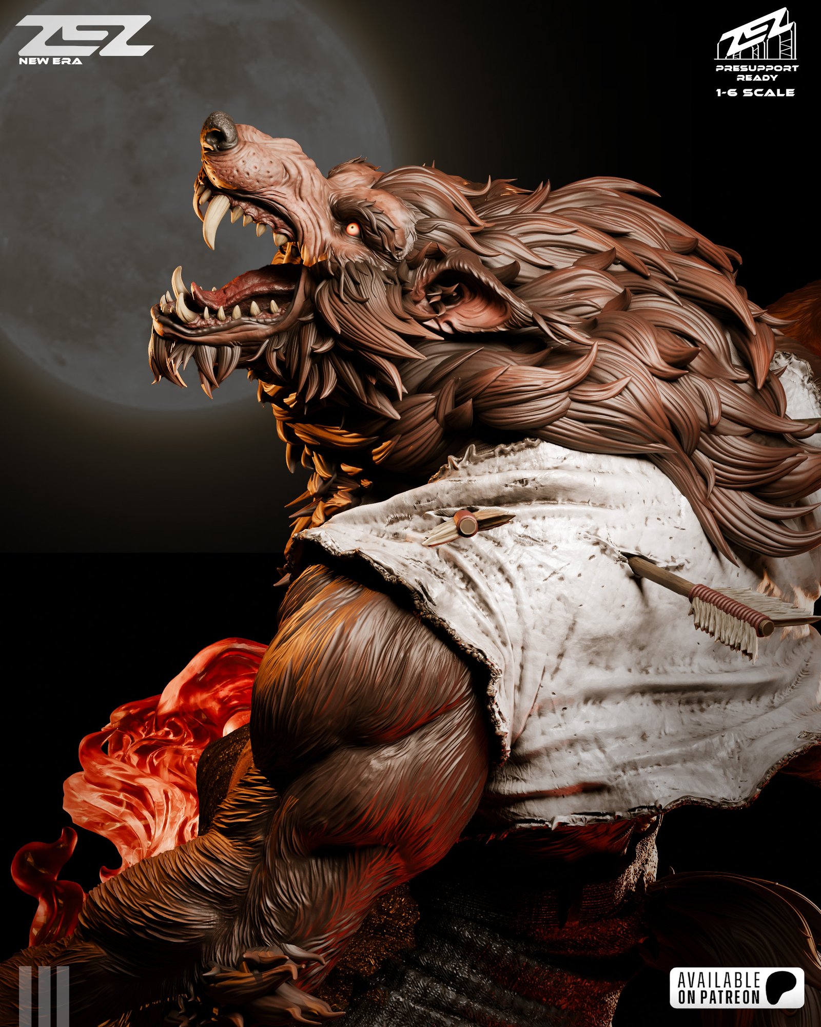 Werewolf — Painted