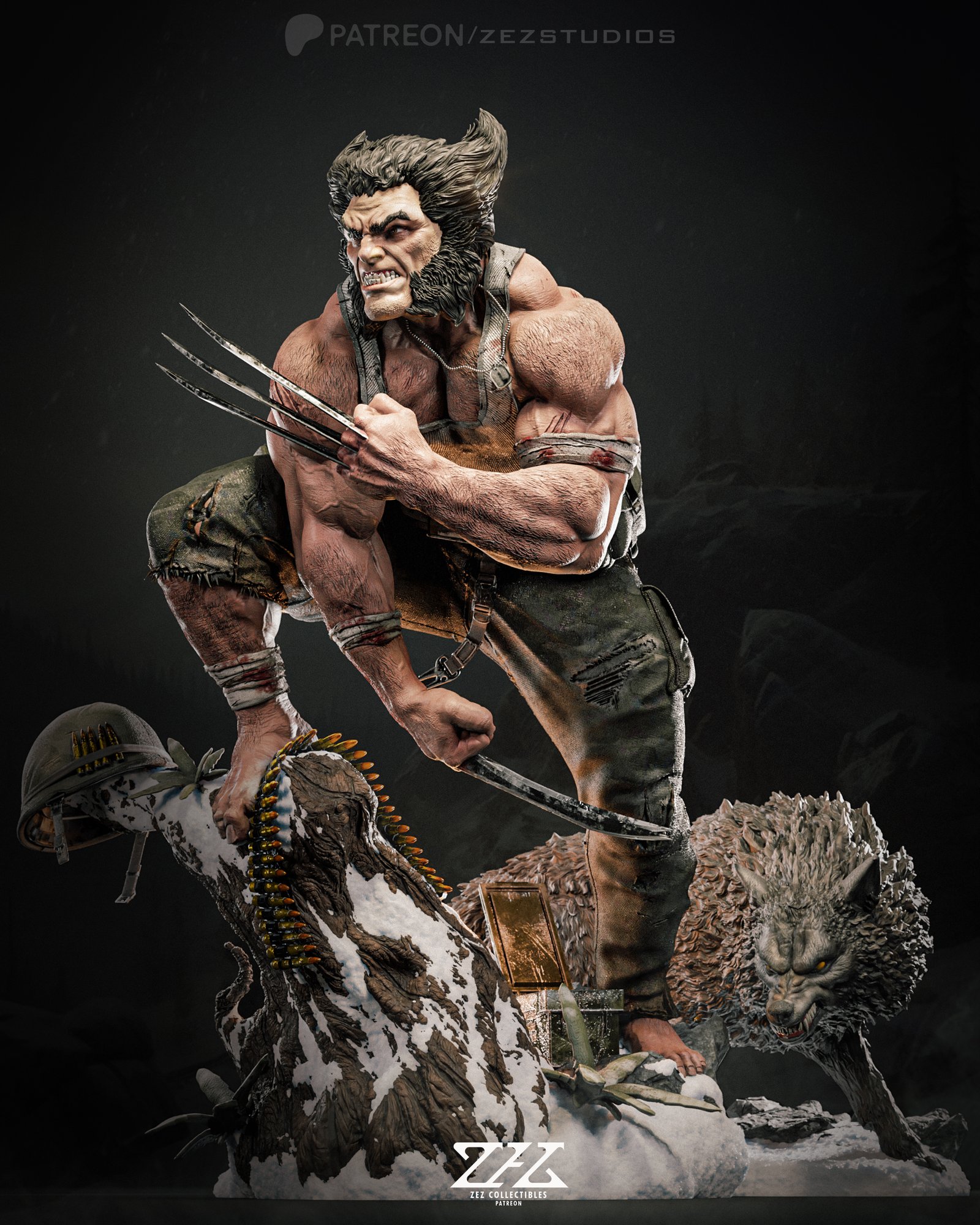 Wolverine — Painted