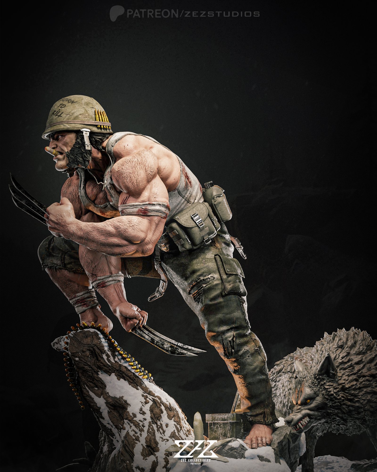 Wolverine — Painted