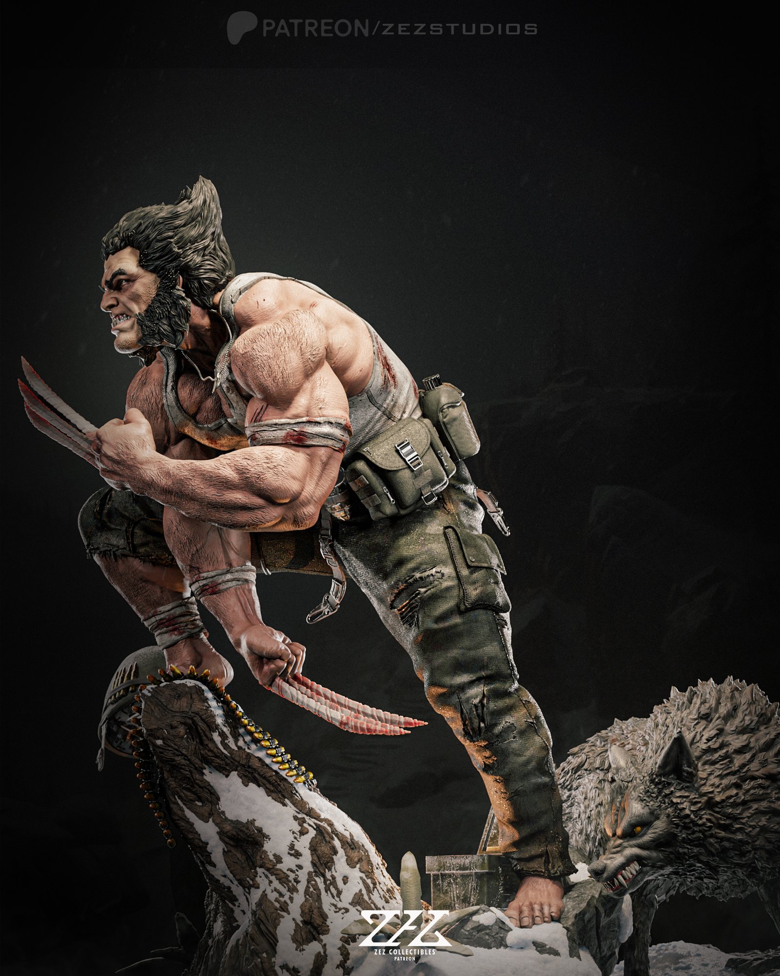 Wolverine — Painted
