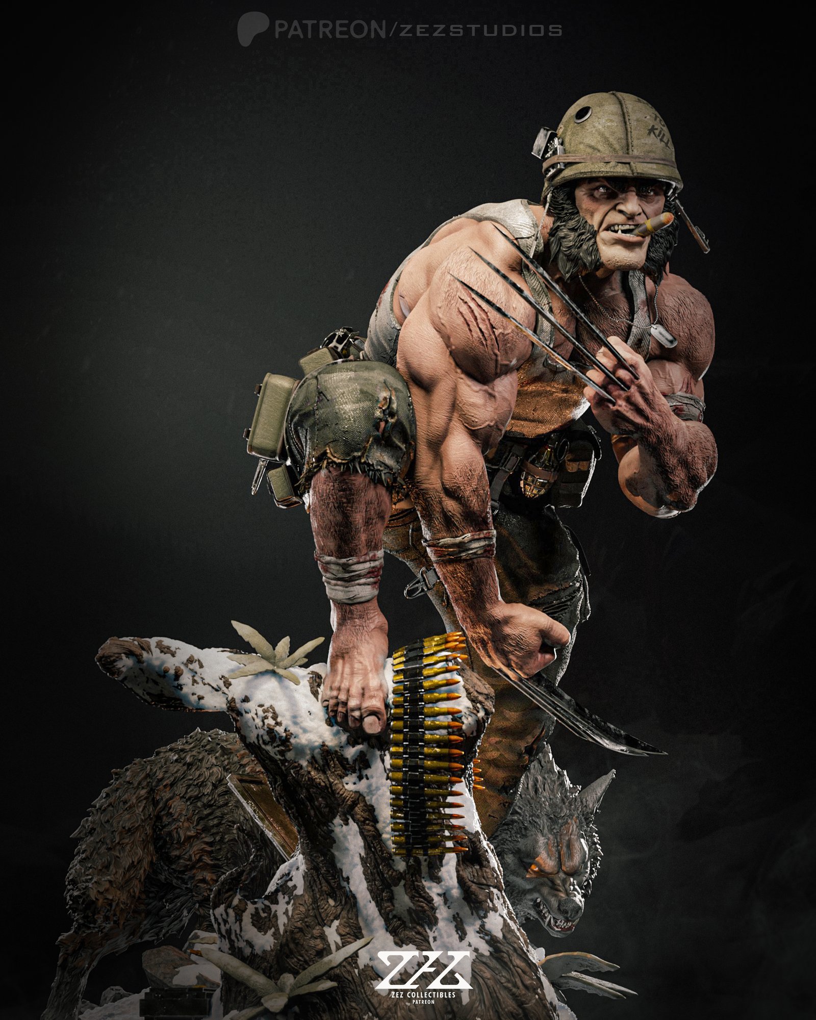 Wolverine — Painted