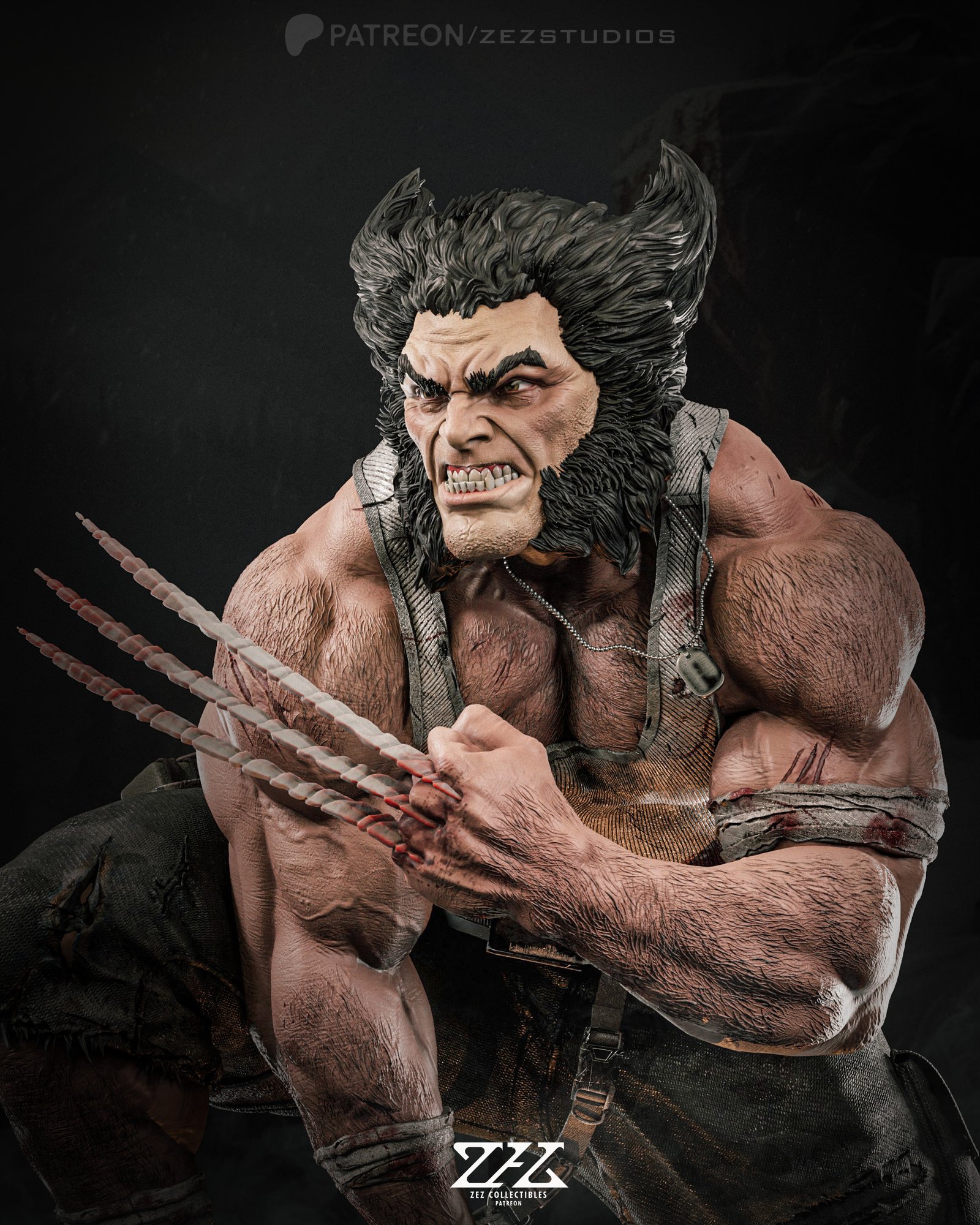 Wolverine — Painted