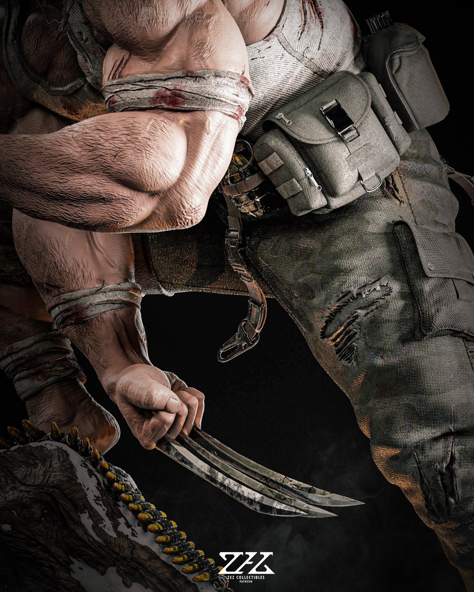 Wolverine — Painted