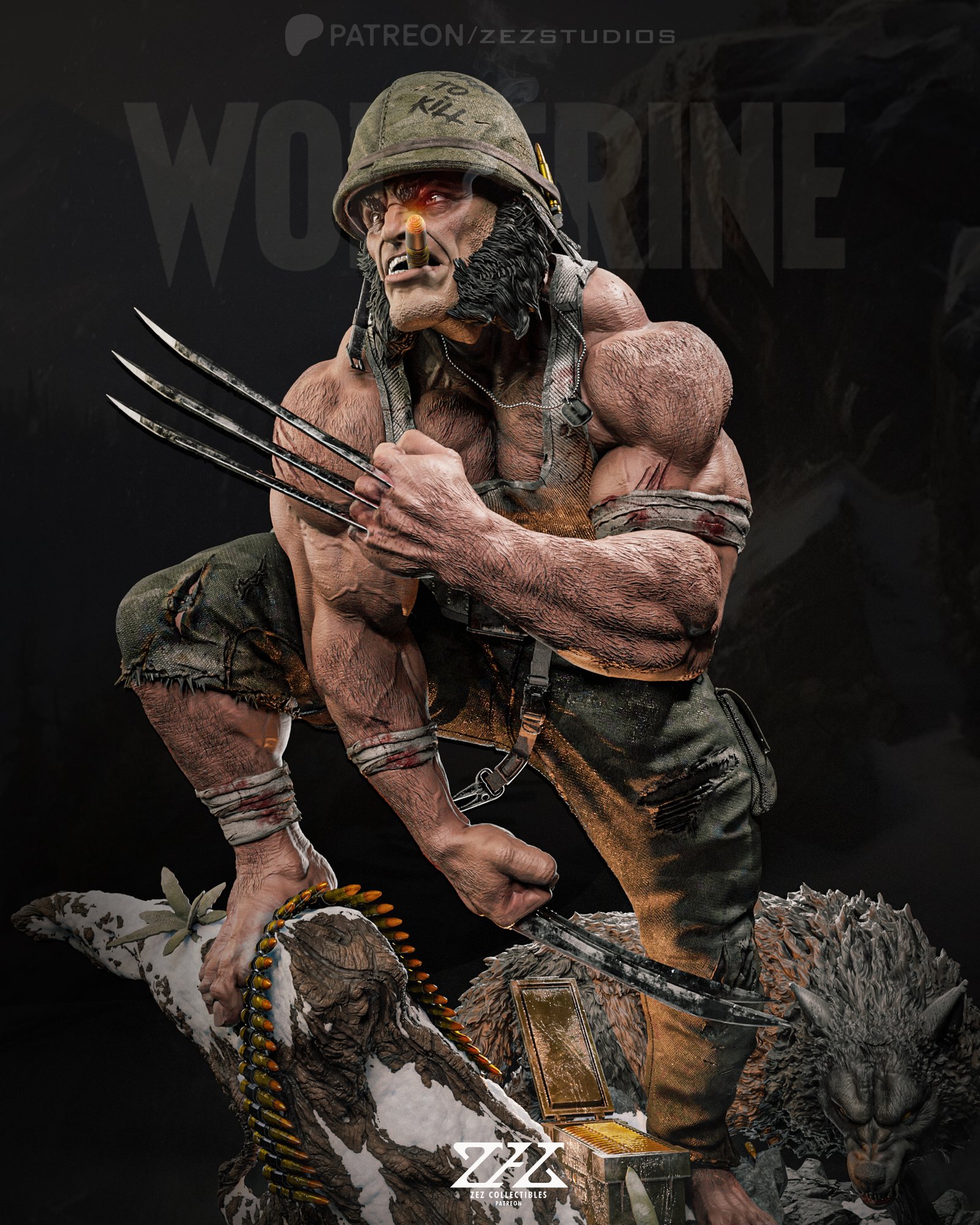 Wolverine — Painted