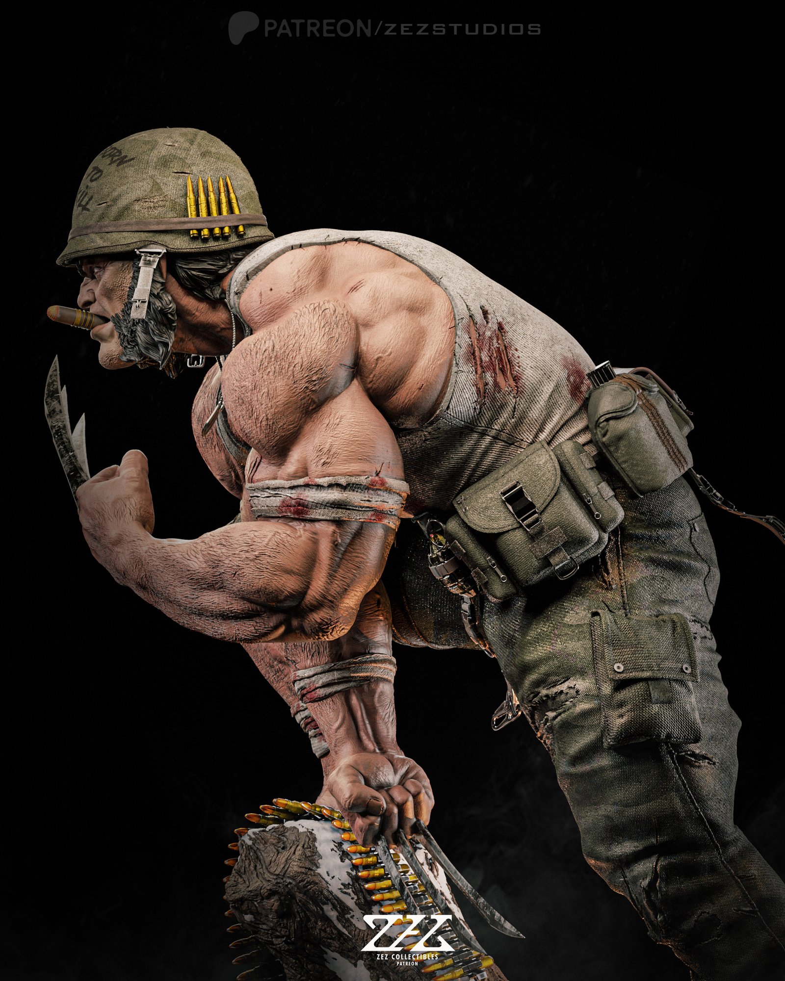 Wolverine — Painted
