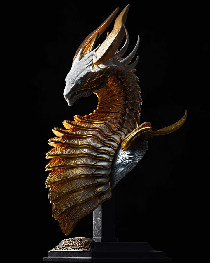Baltalion — painted resin bust — by Black Forge Games