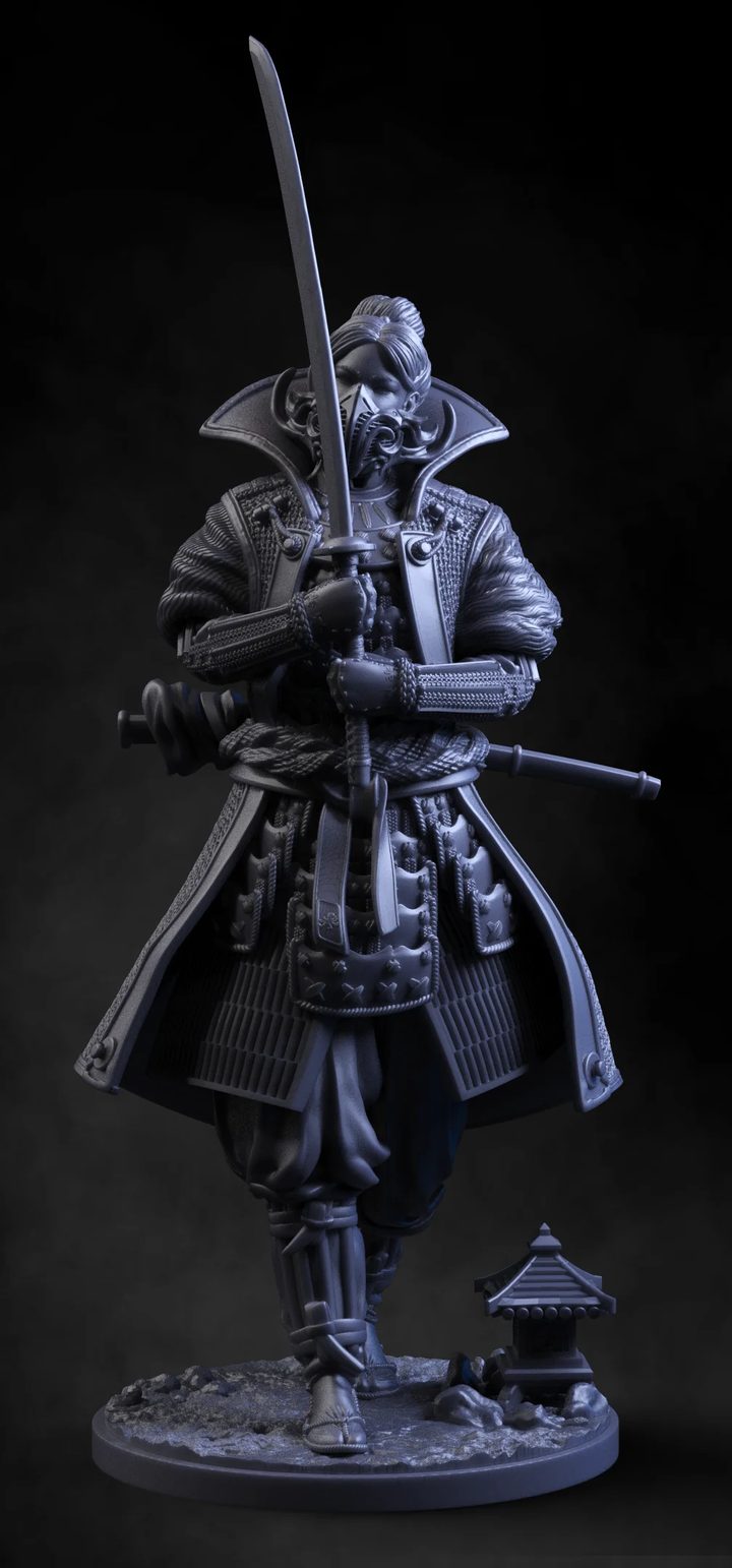 Shards of Himiko — unpainted resin statue — by Black Forge Games