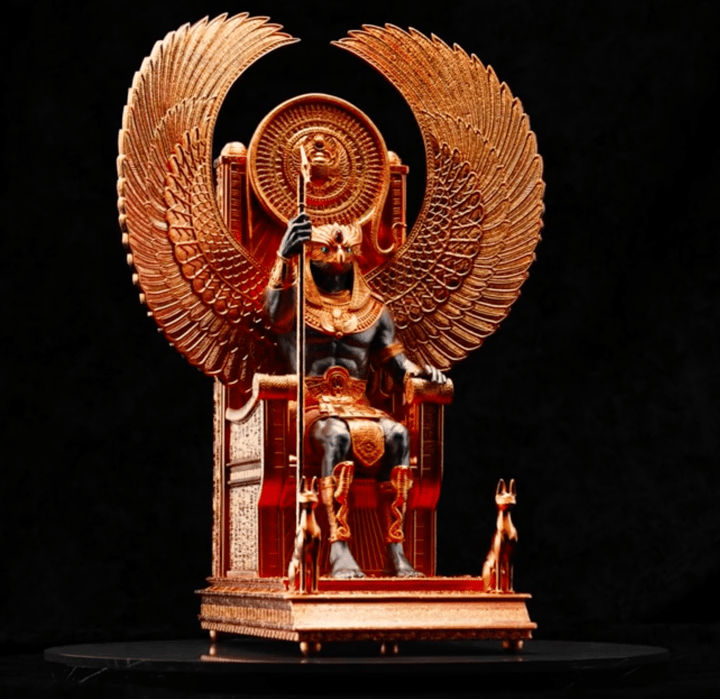 Ra - God of the Sun — unpainted resin statue — by Black Forge Games