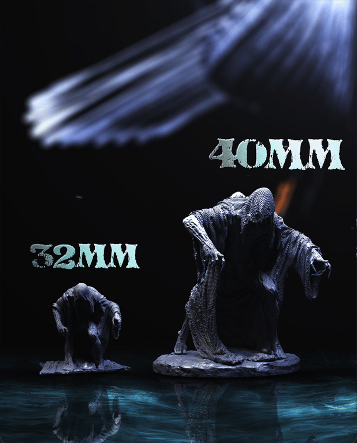 Sundereddraugr — unpainted resin statue — by Black Forge Games