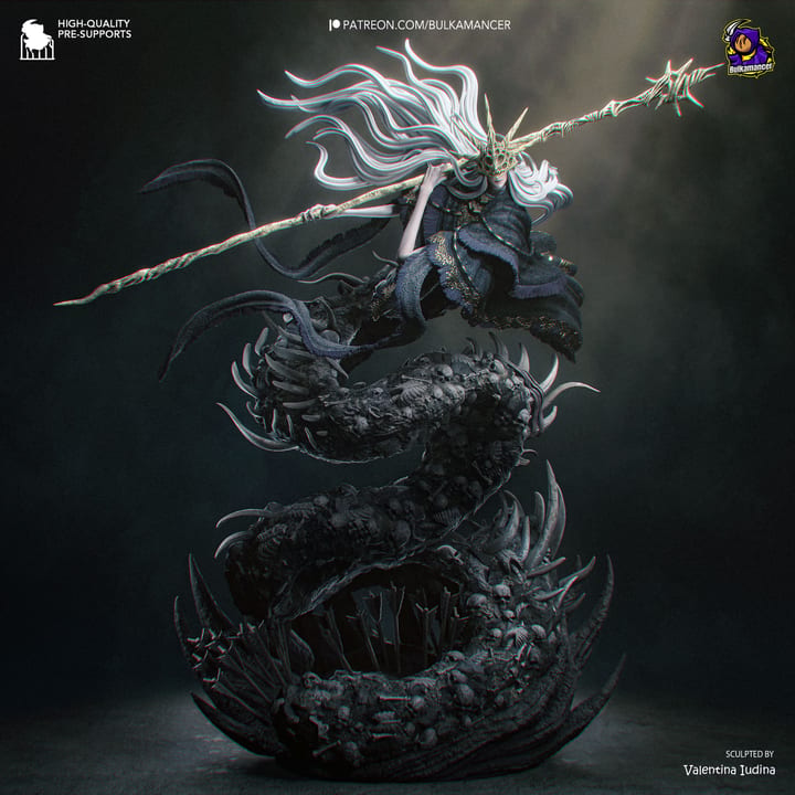 Saint of the Abyss — painted resin statue — by Bulkamancer Sculpts