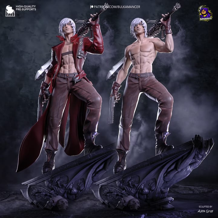 Devil Hunter — painted resin statue — by Bulkamancer Sculpts