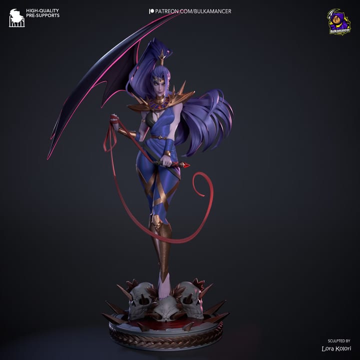 Whip of the Furies — painted resin statue — by Bulkamancer Sculpts