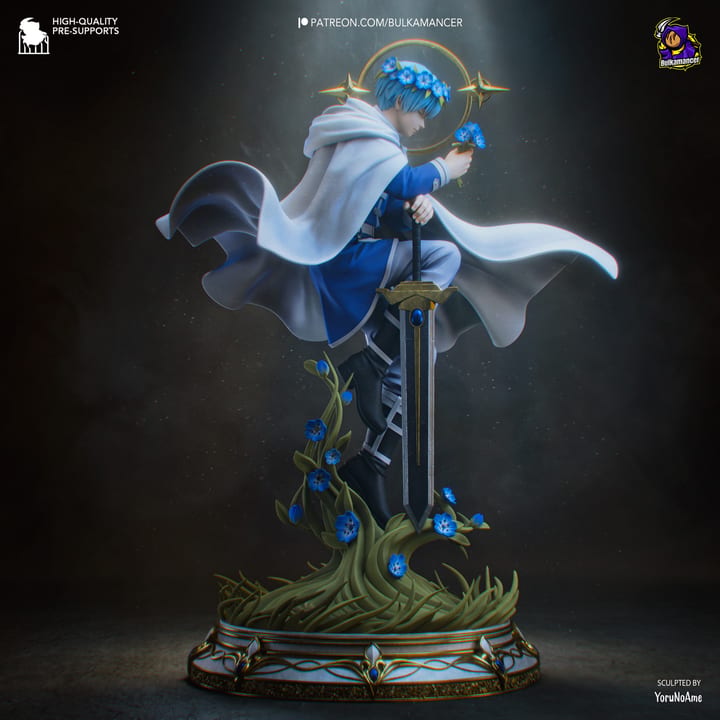 Heavenly Hero — painted resin statue — by Bulkamancer Sculpts