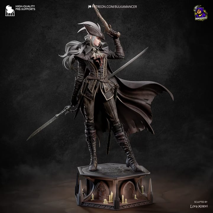 Ladymaria — painted resin statue — by Bulkamancer Sculpts
