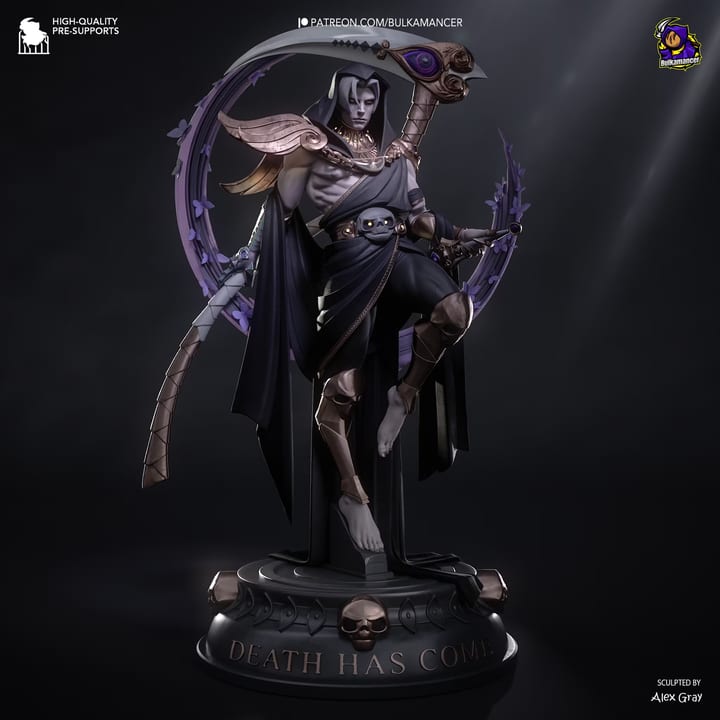 Death Incarnate — painted resin statue — by Bulkamancer Sculpts
