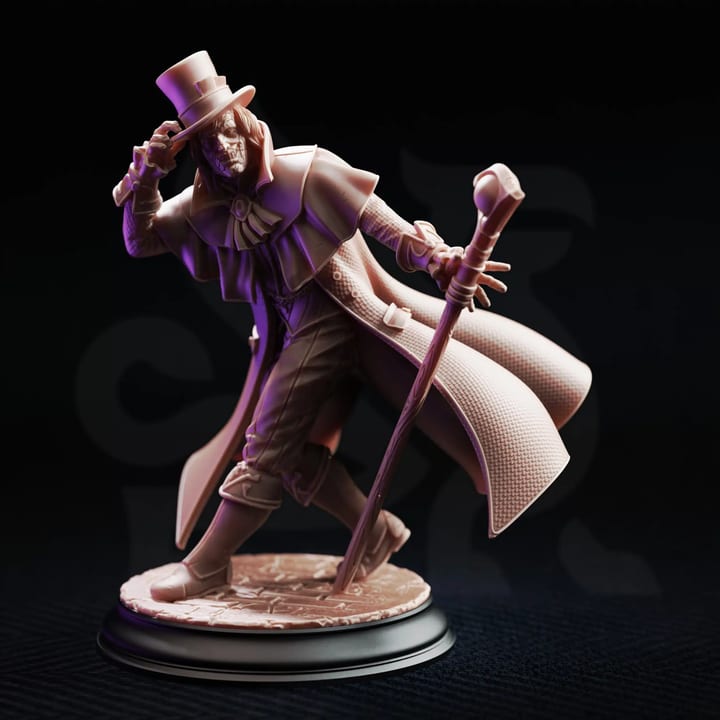 Cobalt Professor of Transmutation — unpainted resin statue — by DM Stash