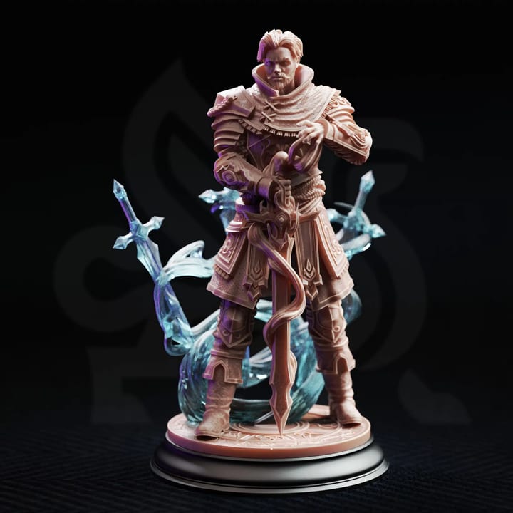 Felix Droste Graduate Battlemage — unpainted resin statue — by DM Stash