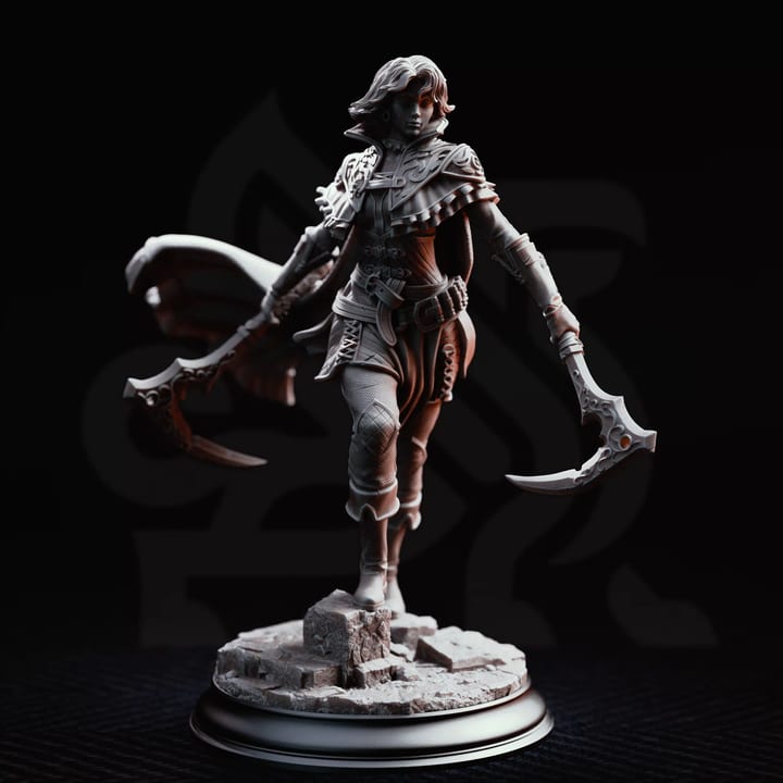 Blood Rogue - Hera — unpainted resin statue — by DM Stash