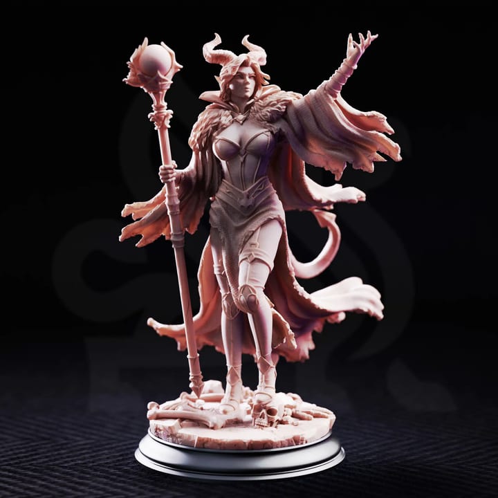 Mallory The Envious The Dark Ruler — unpainted resin statue — by DM Stash