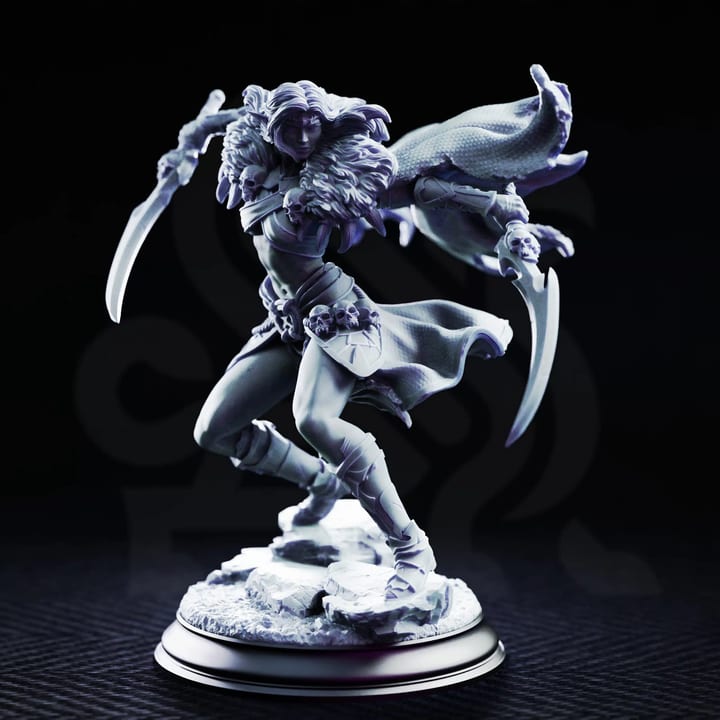 Narazin Irinaxs Fangs — unpainted resin statue — by DM Stash