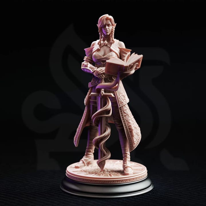 Proctor Synthelia Sentinel of The University — unpainted resin statue — by DM Stash