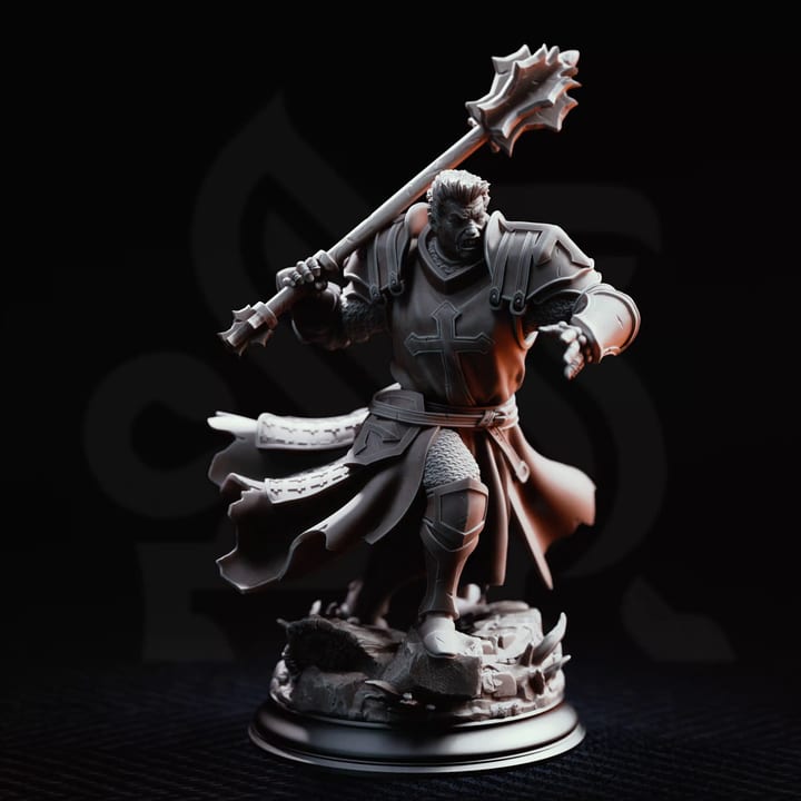 Thaddeus The Fortress Horauthins Favoured — unpainted resin statue — by DM Stash