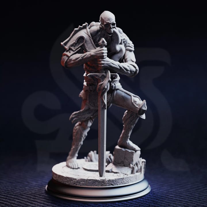 Undead Plague Carriers - The Plagueborne — unpainted resin statue — by DM Stash