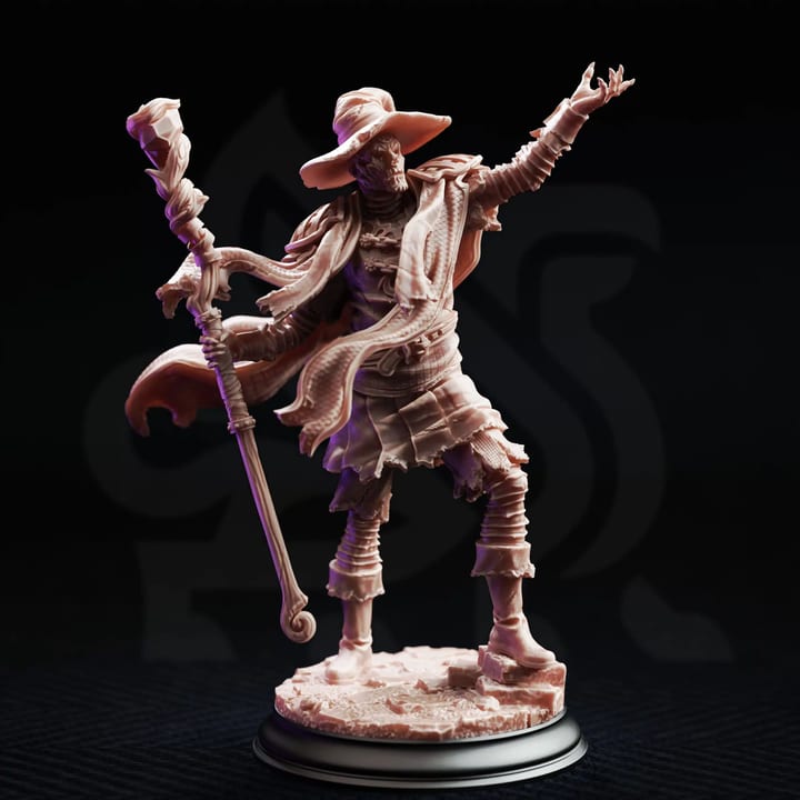 The Progressed Dragonblight Stricken Students — unpainted resin statue — by DM Stash