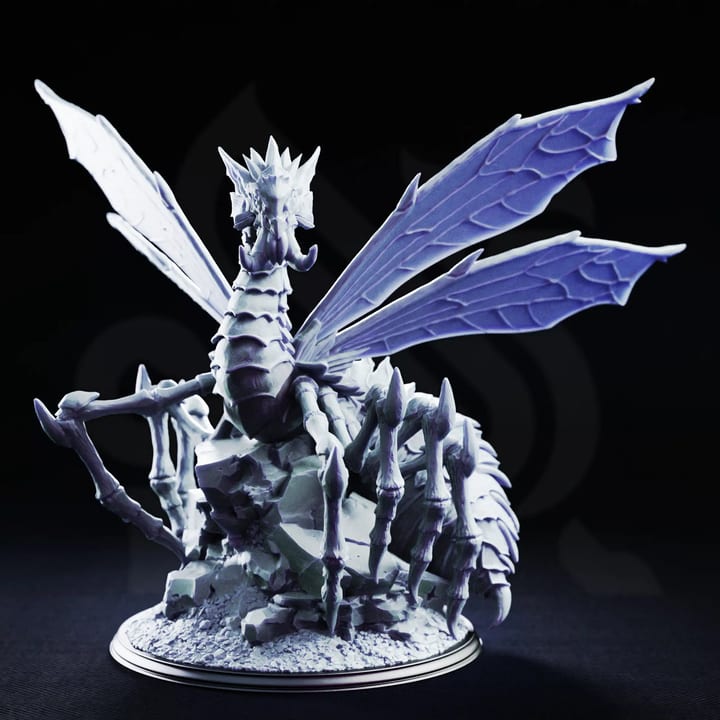 Xaniri Dragonspider of Irinax — unpainted resin statue — by DM Stash