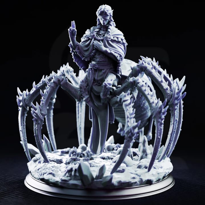 Xarinath Daughter of Irinax — unpainted resin statue — by DM Stash
