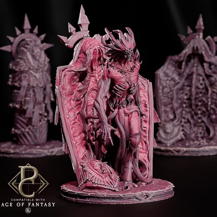 The Primarch of the Radiant Seal - Bust — unpainted resin statue — by Parasite Collectibles