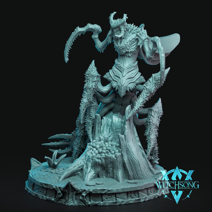 Swarm Matriarch — painted resin statue — by Witchsong Miniatures