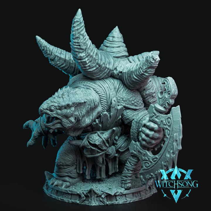 Vassal of Torsus — painted resin statue — by Witchsong Miniatures