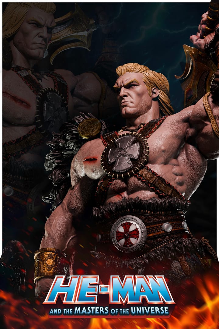 he Man — painted resin statue — by ZEZ