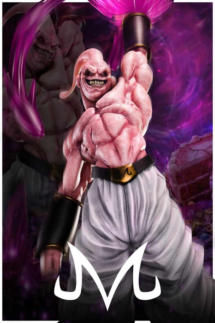 Majin Buu — painted resin statue — by ZEZ