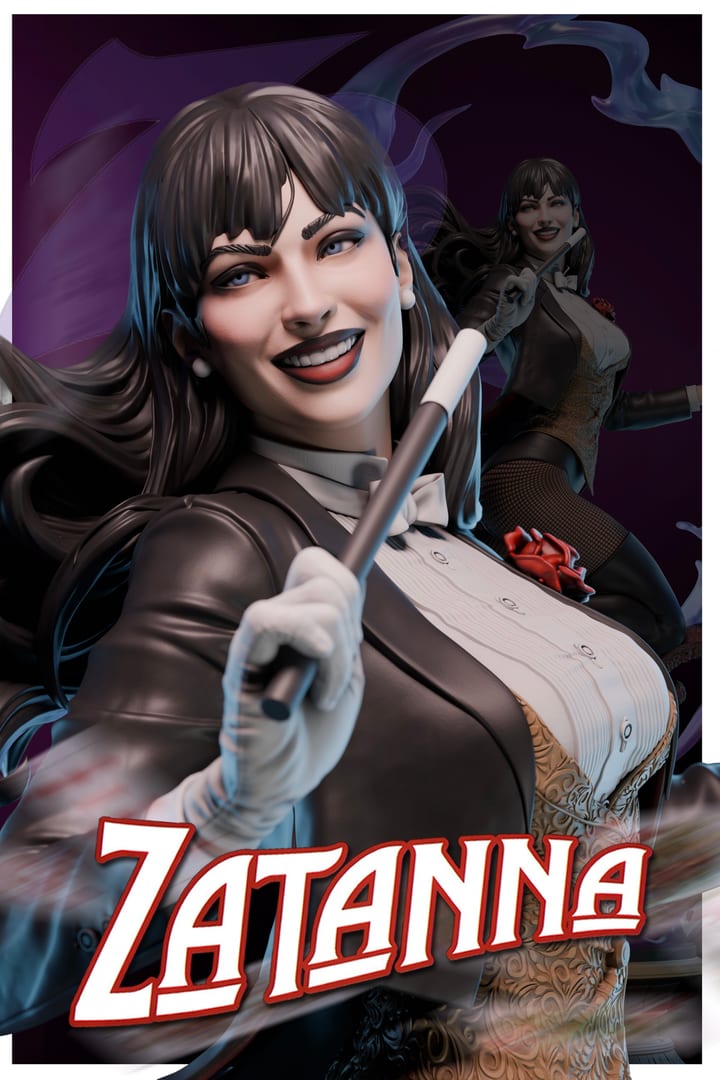 Zatana — painted resin statue — by ZEZ